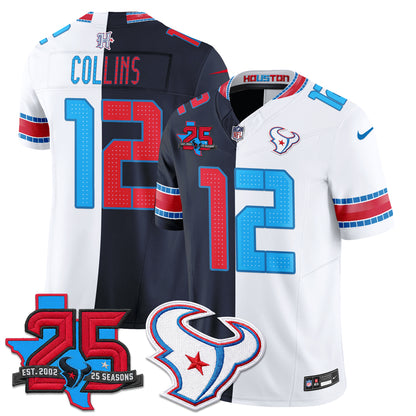 HOU 2026 Rivalries Split Vapor Jersey - Stitched