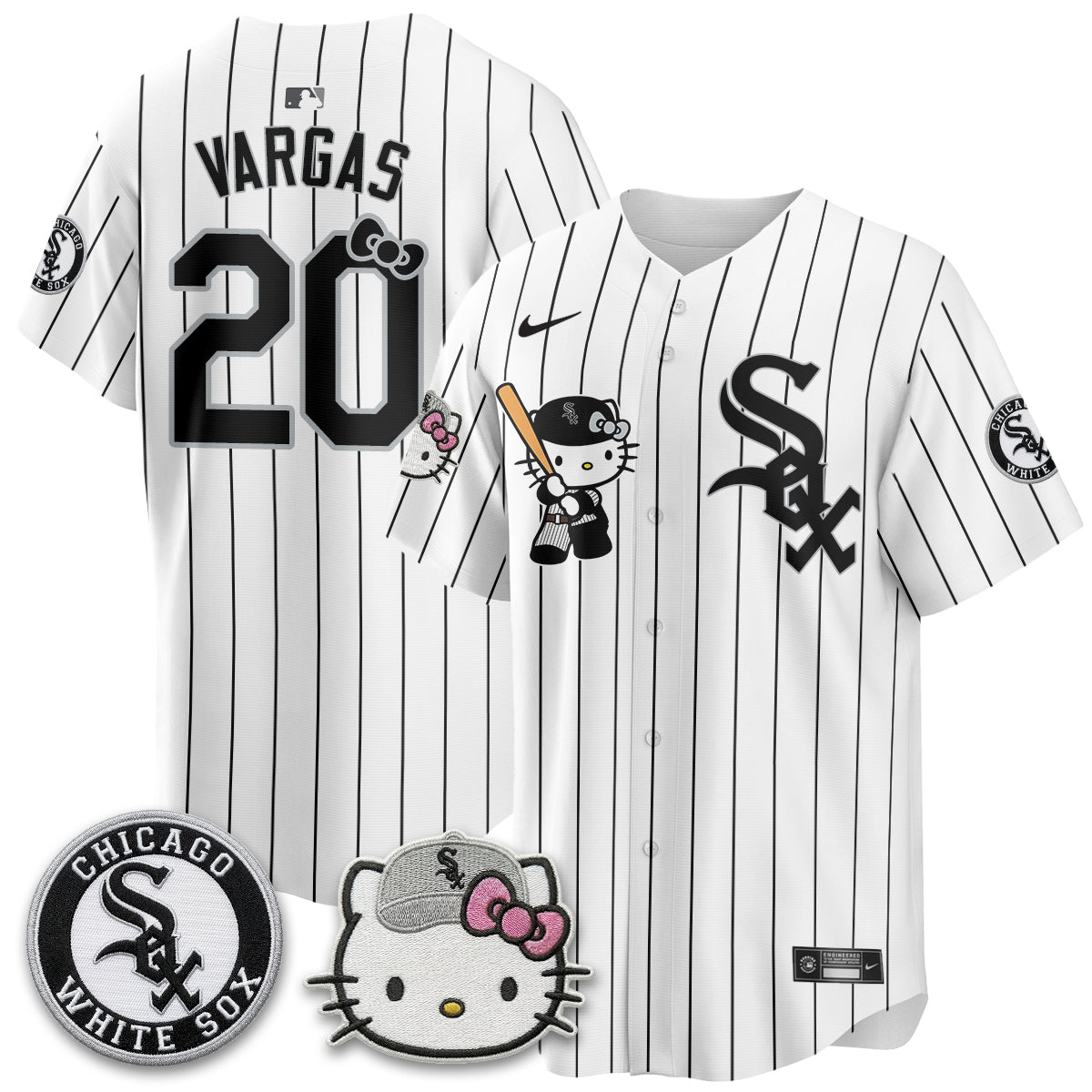 Chicago White Sox x Meow KT Vapor Jersey - Stitched