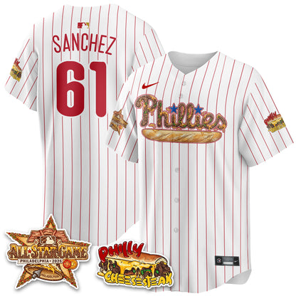 Philadelphia Phillies Cheesesteak Edition Vapor Limited Jersey - Stitched