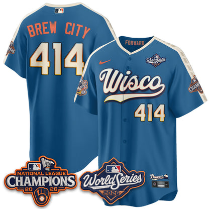 MIL 2026 NL Champions City Connect Vapor Jersey - Stitched