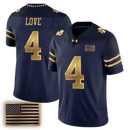 Notre Dame Fighting Irish 2026 Shamrock Series Football Vapor Jersey - Stitched
