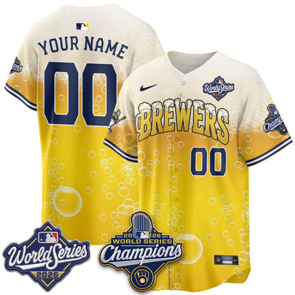 MIL "Pitcher & Pint" 2026 WS Champions Custom Vapor Jersey - Stitched