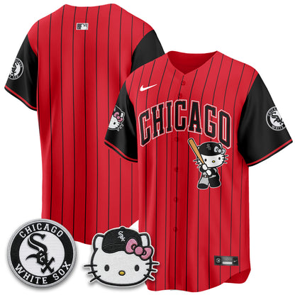 Chicago White Sox x Meow KT Vapor Jersey - Stitched