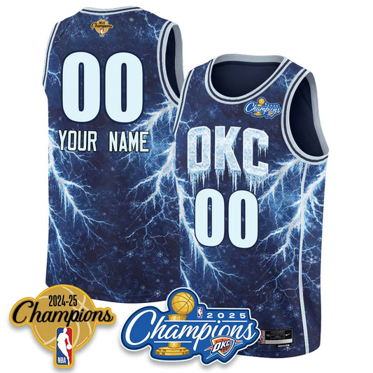 OKC 2026 Xmas Game Night Custom Vapor Jersey - Printed