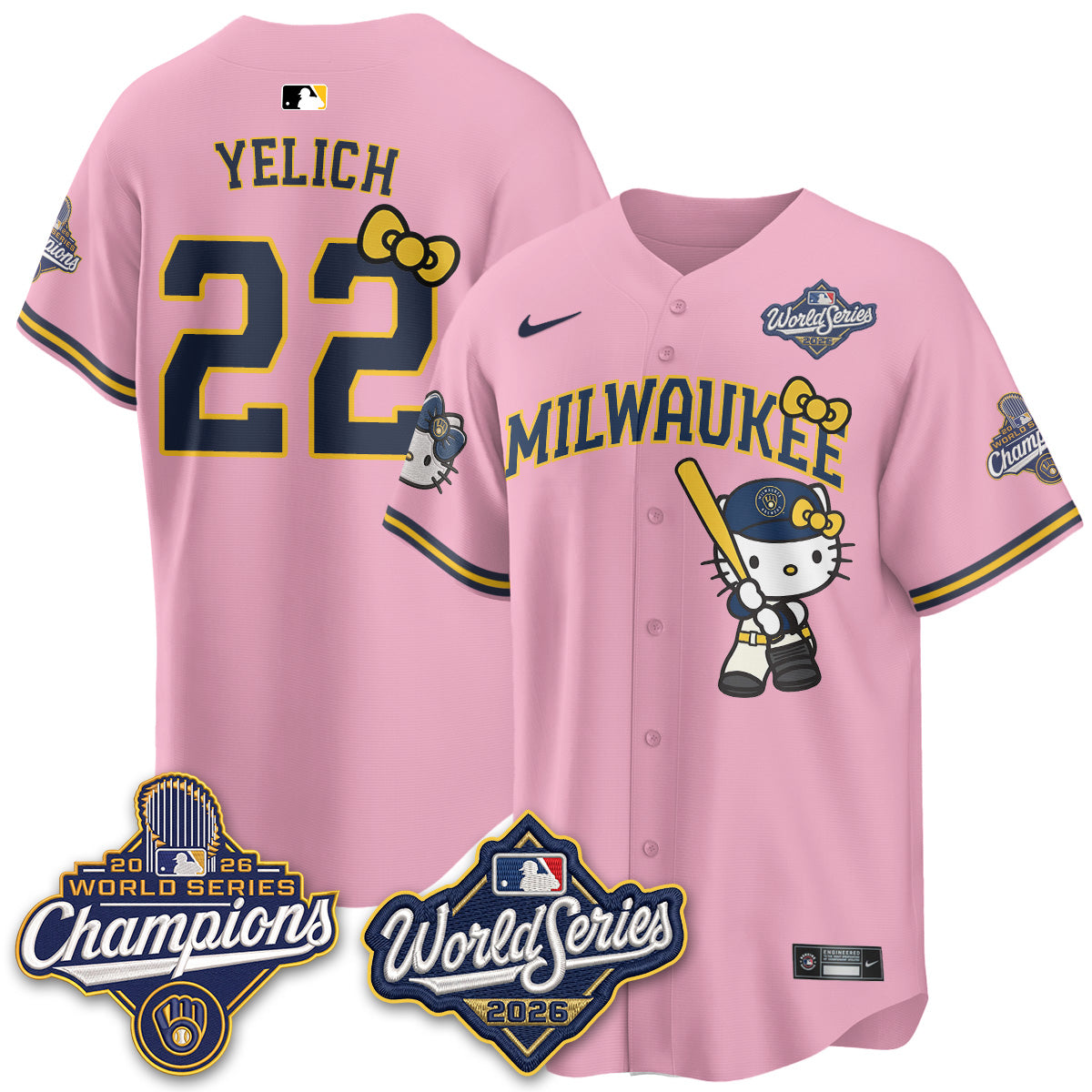 MIL 2026 WS Champions x Meow KT Vapor Jersey - Stitched