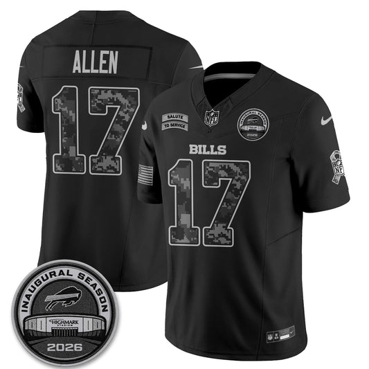 BUF 2026 Salute to Service Edition Vapor Jersey V2- Stitched