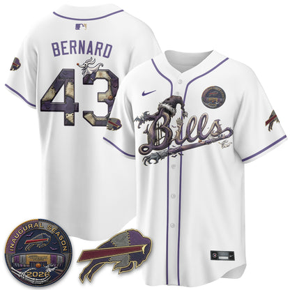 BUF 2026 Nightmare Edition Vapor Baseball Jersey - Stitched