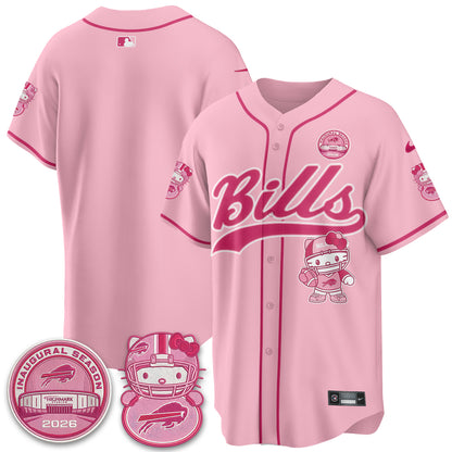 BUF x Meow  Vapor Baseball Jersey - Stitched