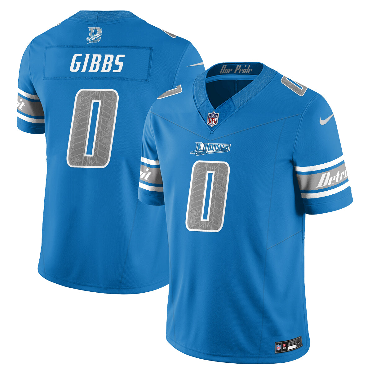 DET Fangear Edition Vapor Jersey - Stitched