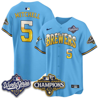 MIL "Pitcher & Pint" 2026 NL Champions Vapor Jersey - Stitched