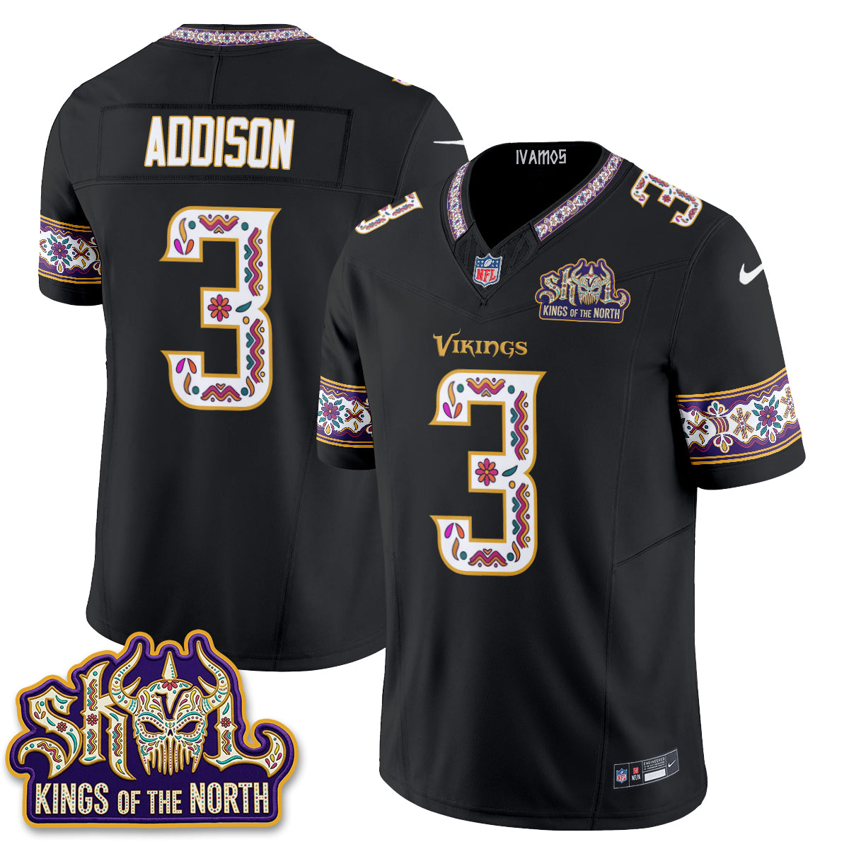 MIN  Latino Heritage Month Vapor Jersey - Stitched