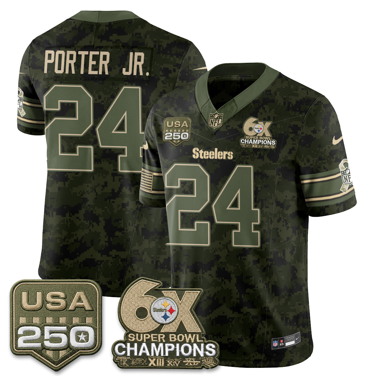 PIT 2026 Salute to Service Edition Vapor Jersey - Stitched