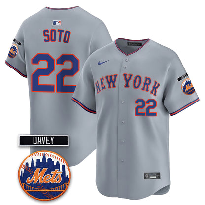 NYM 2026 Davey Johnson Memorial Vapor Limited Jersey - All Stitched