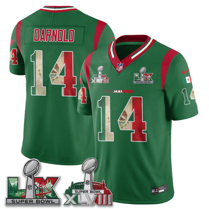 Seattle Seahawks Mexico Edition Vapor Jersey V1- Stitch
