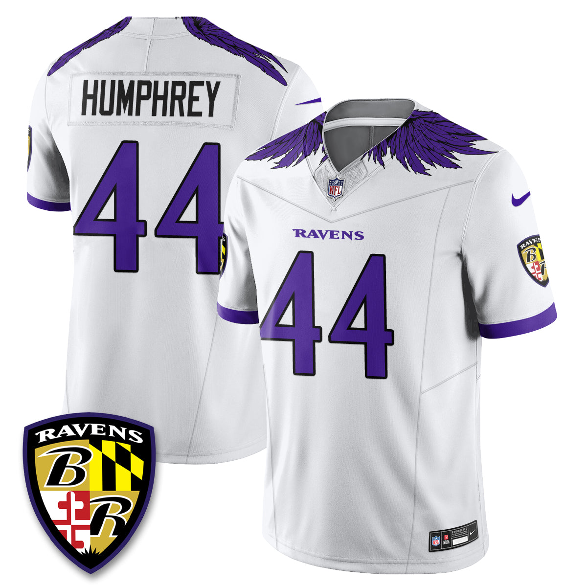 Baltimore Ravens Halloween Edition Vapor Jersey - Stitched