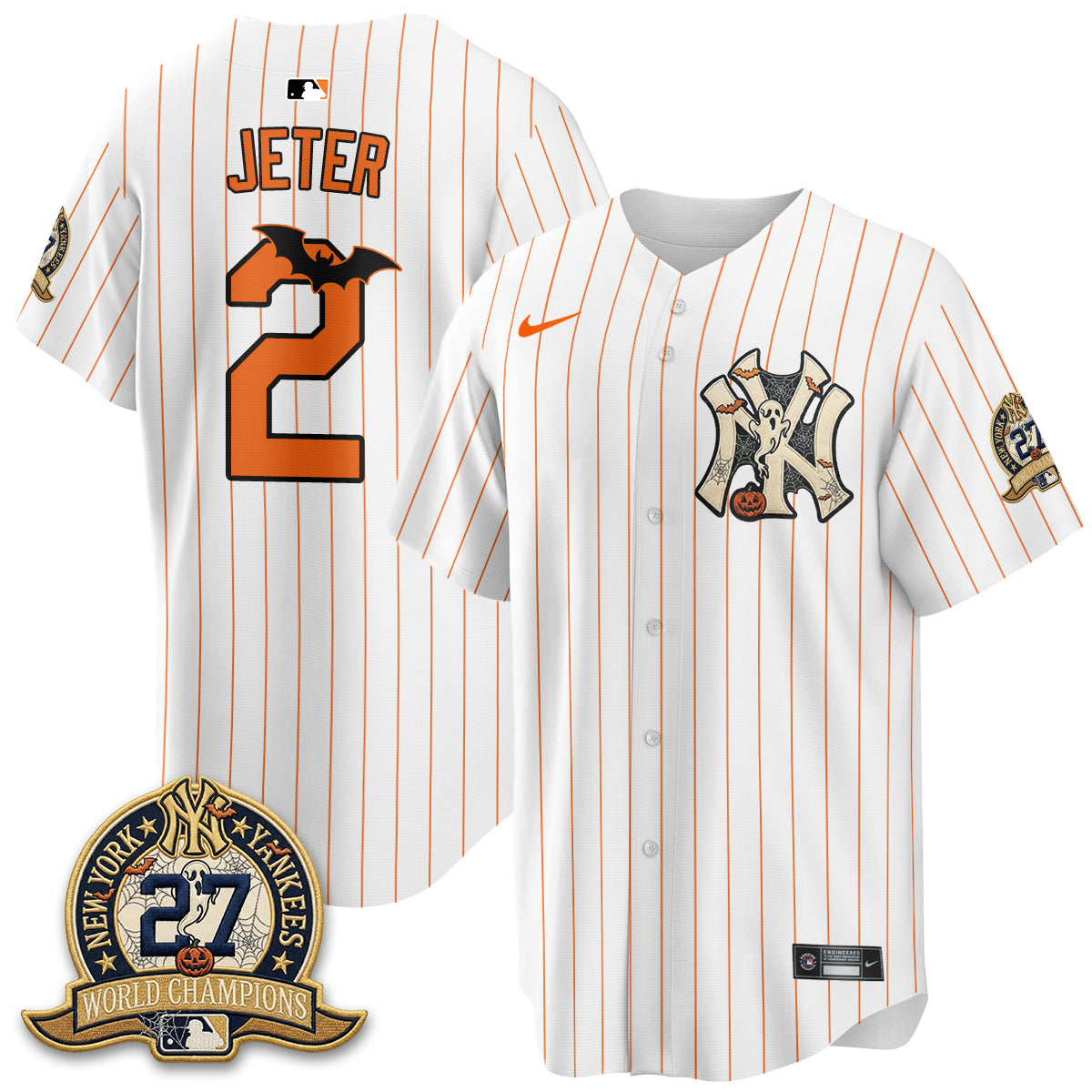New York Yankees Halloween 2026 Vapor Limited Jersey - Stitched