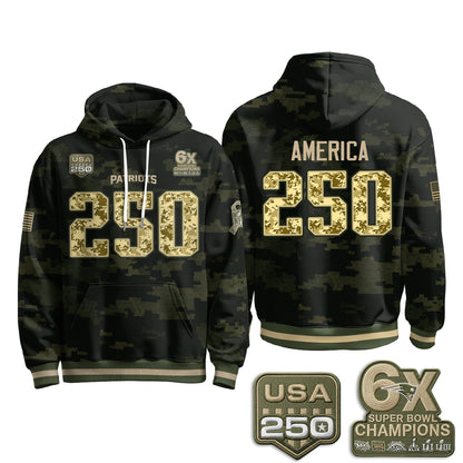 NE 2026 Salute To Service Edition Pullover Hoodie - Printed