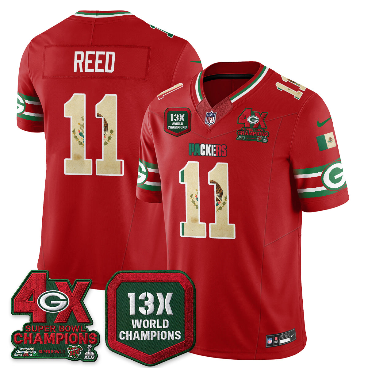 GB Mexico Edition Vapor Jersey - Stitched