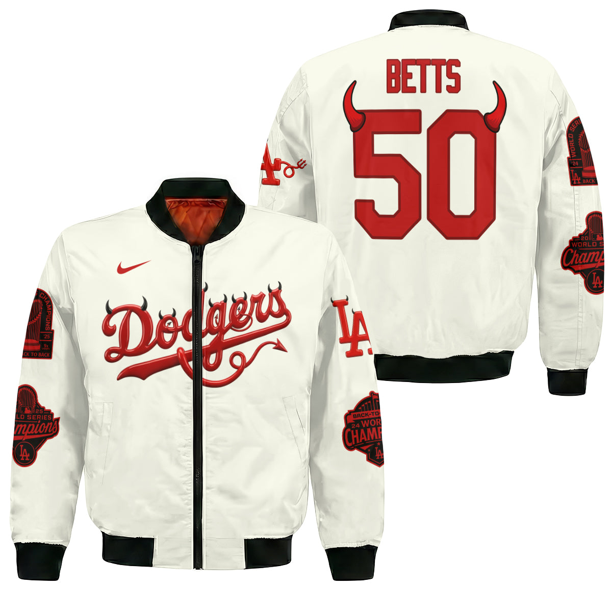 LAD Devil Limited Edition Varsity Jacket - Printed