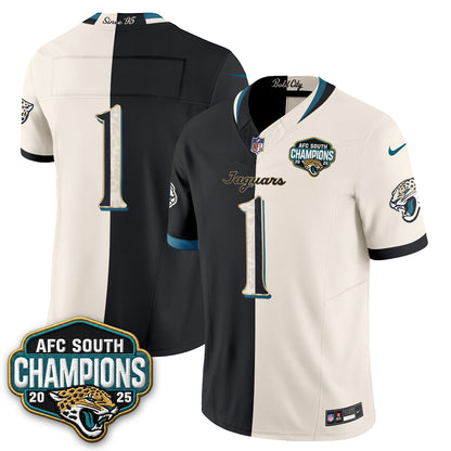 Jacksonville Jaguars 2026 Rivalries Split Vapor Jersey - Stitched
