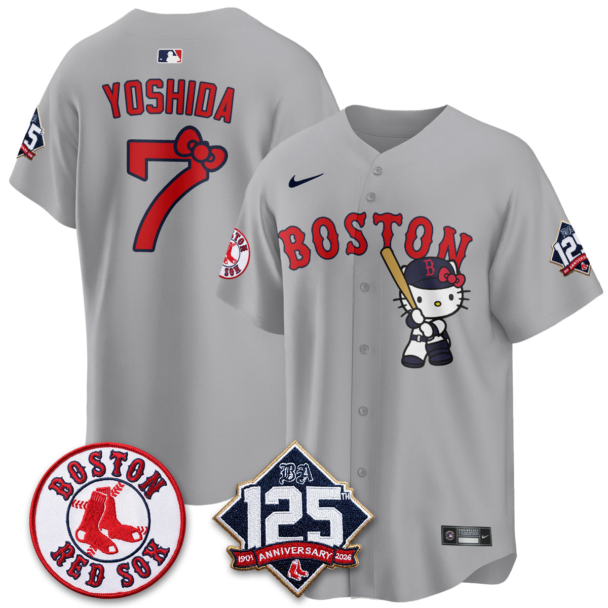 Boston Red Sox x Meow KT Vapor Limited Jersey - Stitched