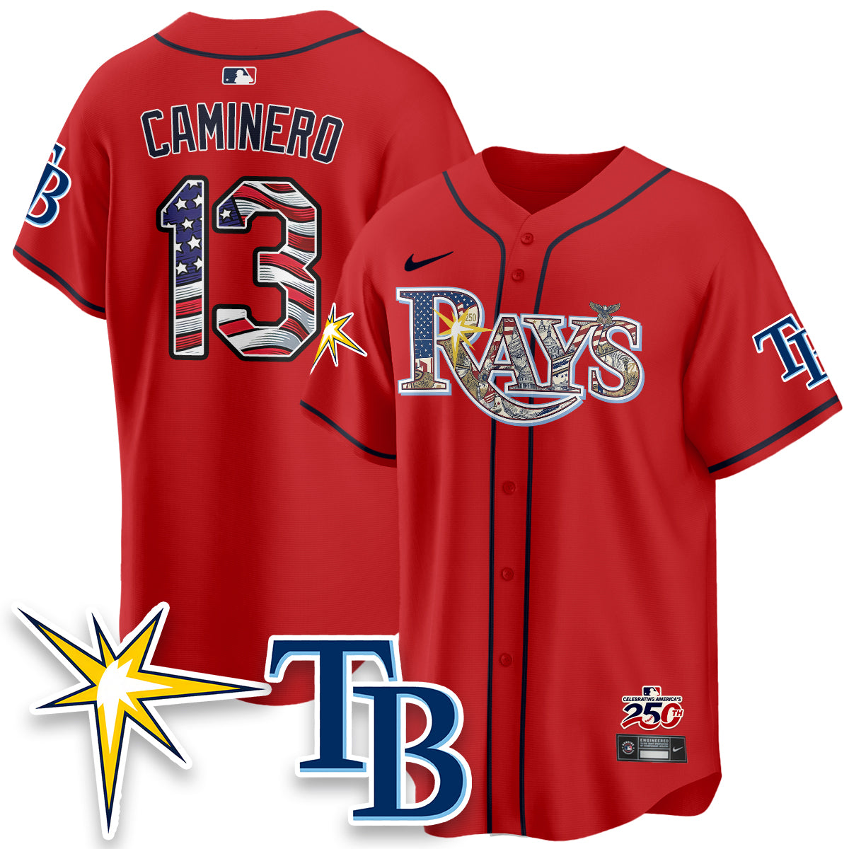 TB 2026 Independence Day USA Vapor Limited Jersey - Stitched