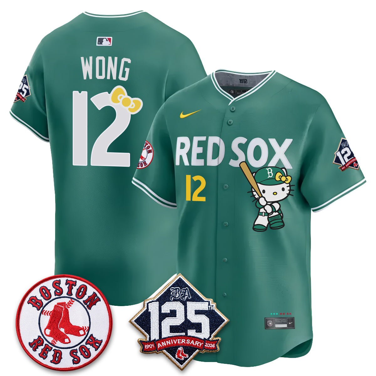 Boston Red Sox x Meow KT Vapor Limited Jersey - Stitched