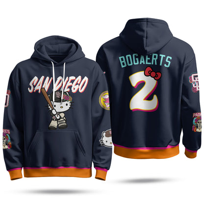San Diego Padres x Meow KT Hoodie - Stitched