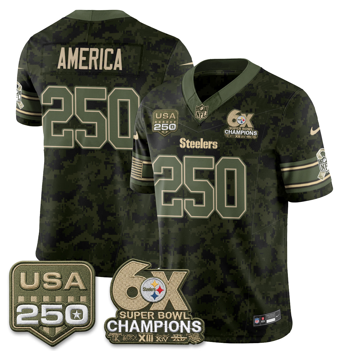 PIT 2026 Salute to Service Edition Vapor Jersey - Stitched