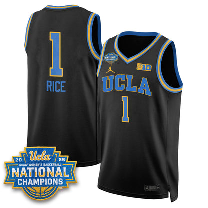 UCLA Women's Basketball National Champion 2026 Gear Limited Jersey -  All Stitched