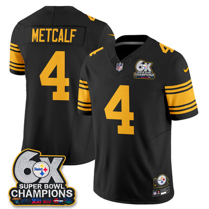 PIT 6X Champs Throwback V2 Vapor Jersey - Stitched