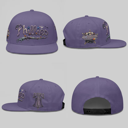 Philadelphia Phillies Nightmare Snapback Cap - Printed