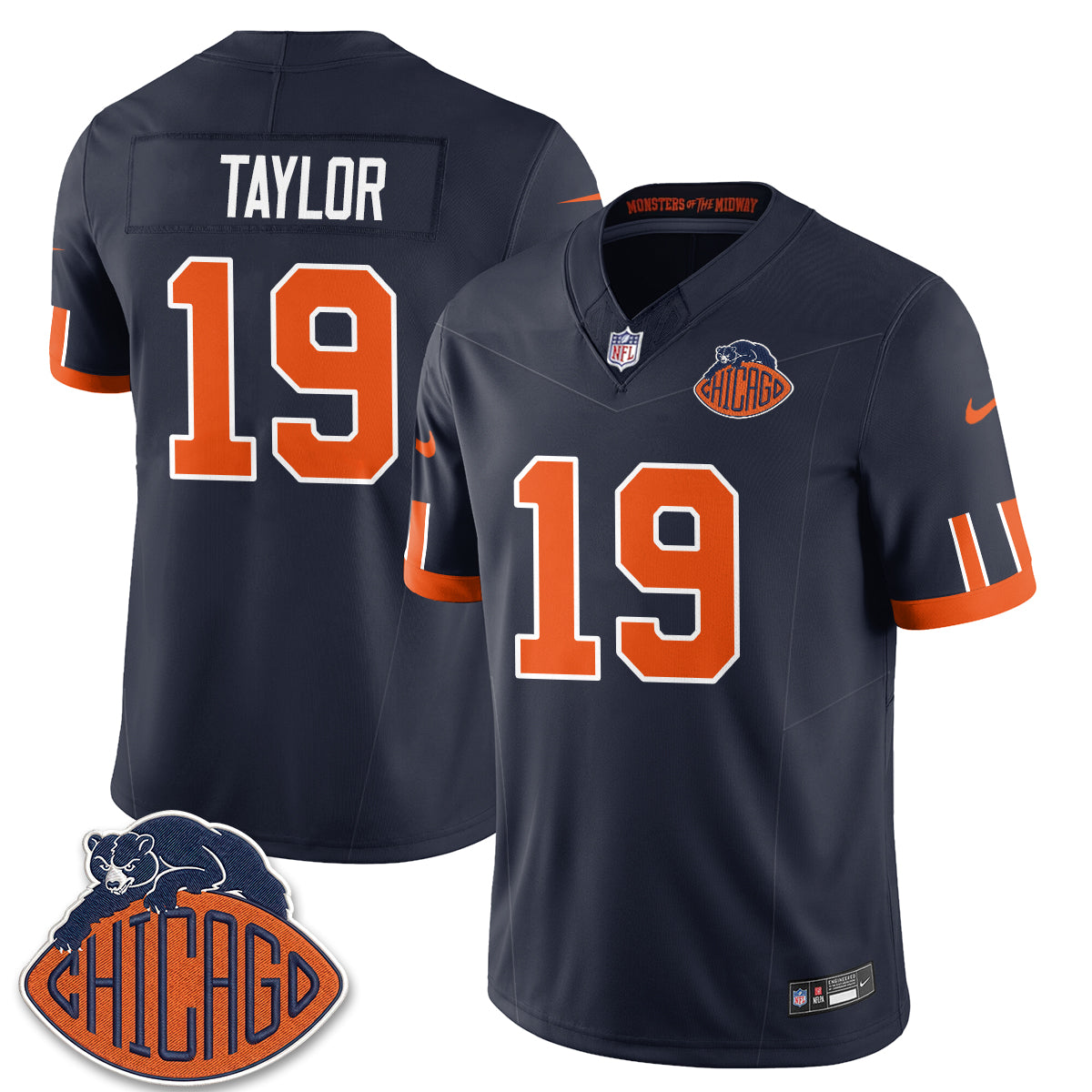 Chicago Bears 2026 Rivalries Vapor Jersey - Stitched
