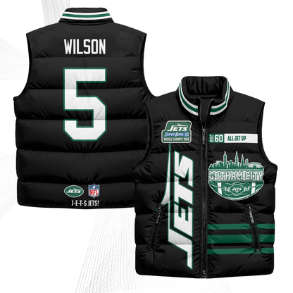 NYJ Gotham City Puffer Vest - Printed
