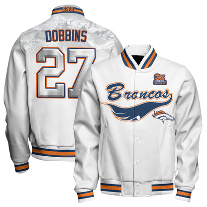 Denver Broncos Fangear Edition Baseball Jacket - Printed