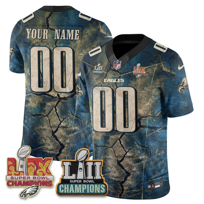 Philadelphia Eagles Fangear Edition Vapor Custom Jersey - Stitched