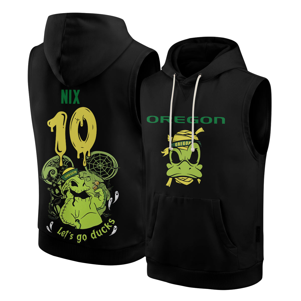 ORE x Boongie Monster Edition Pullover Sleeveless Hoodie Tank Top - Printed