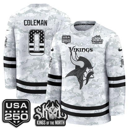 MIN 2026 Salute To Service Edition Hockey Jersey - Printed