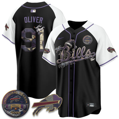 BUF 2026 Nightmare Edition Vapor Baseball Jersey - Stitched