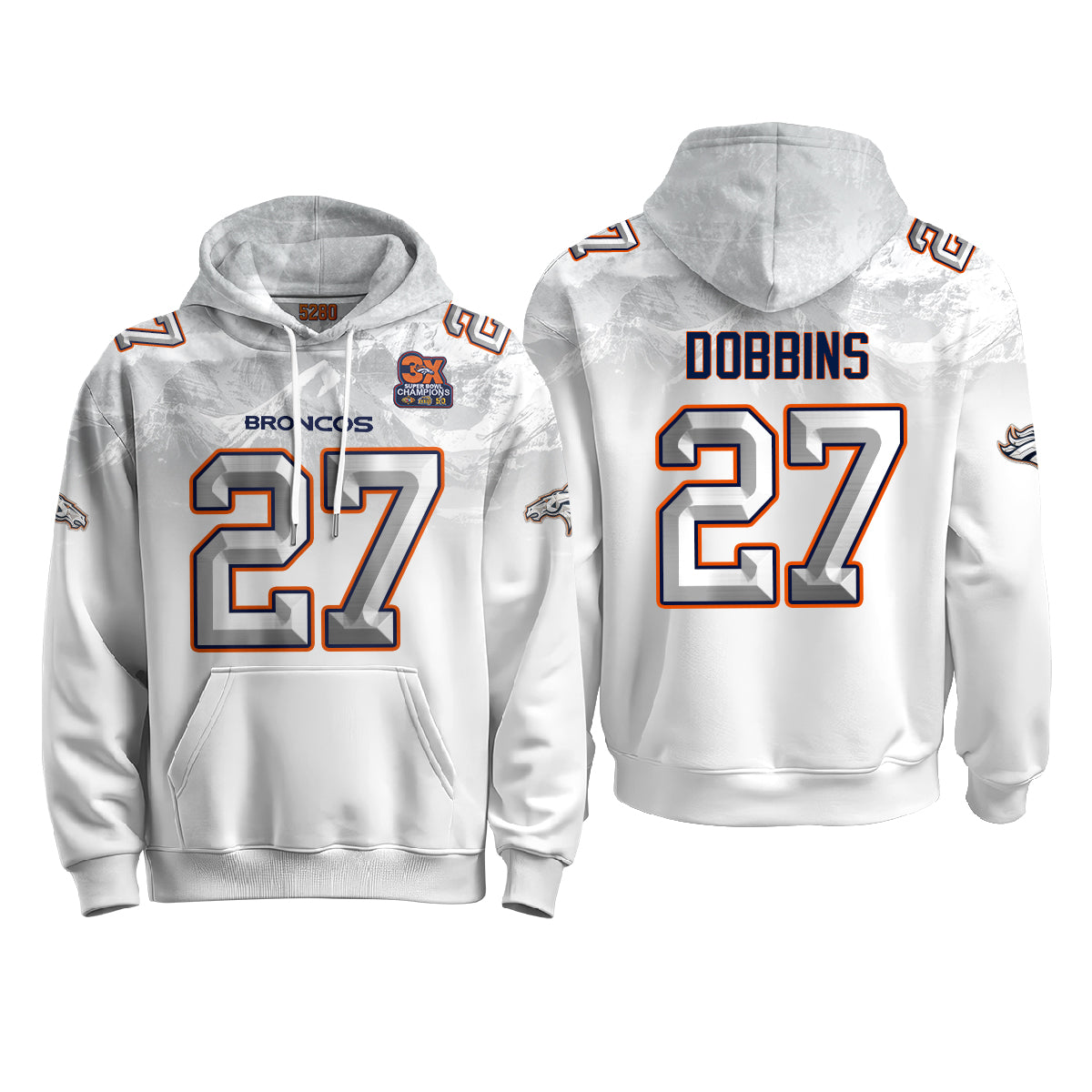 Denver Broncos Fangear Edition Hoodie - Printed