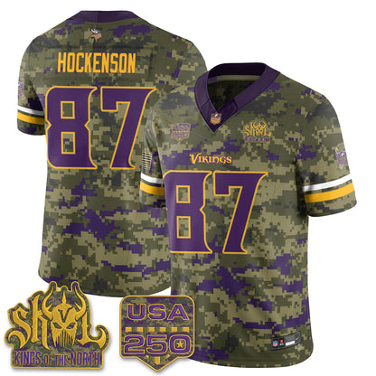 MIN 2026 Salute to Service Edition Vapor Jersey - Stitched