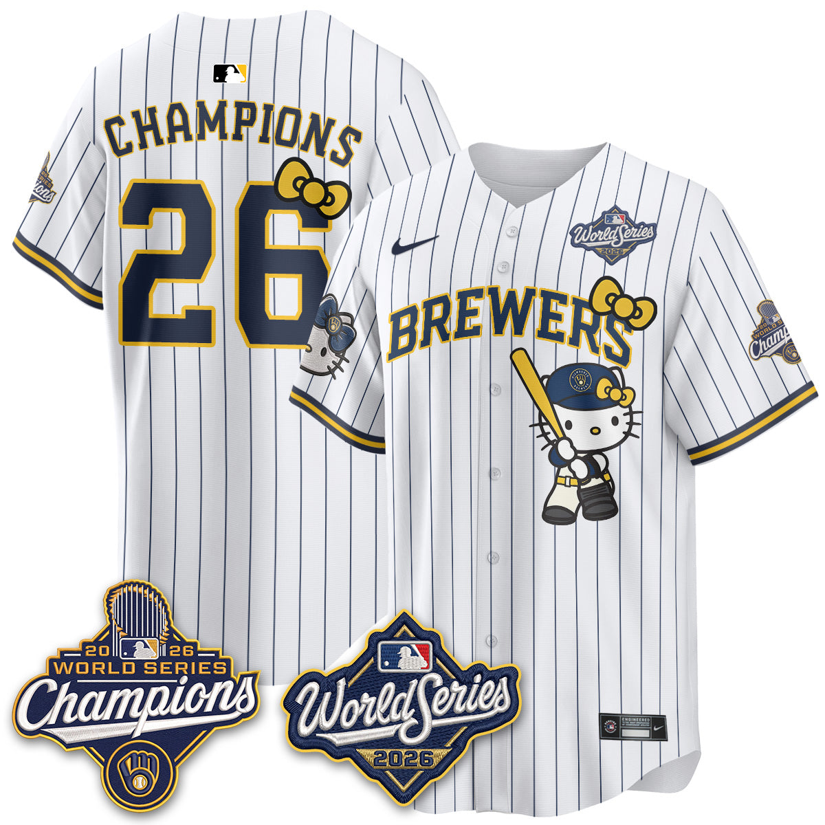 MIL 2026 WS Champions x Meow KT Vapor Jersey - Stitched