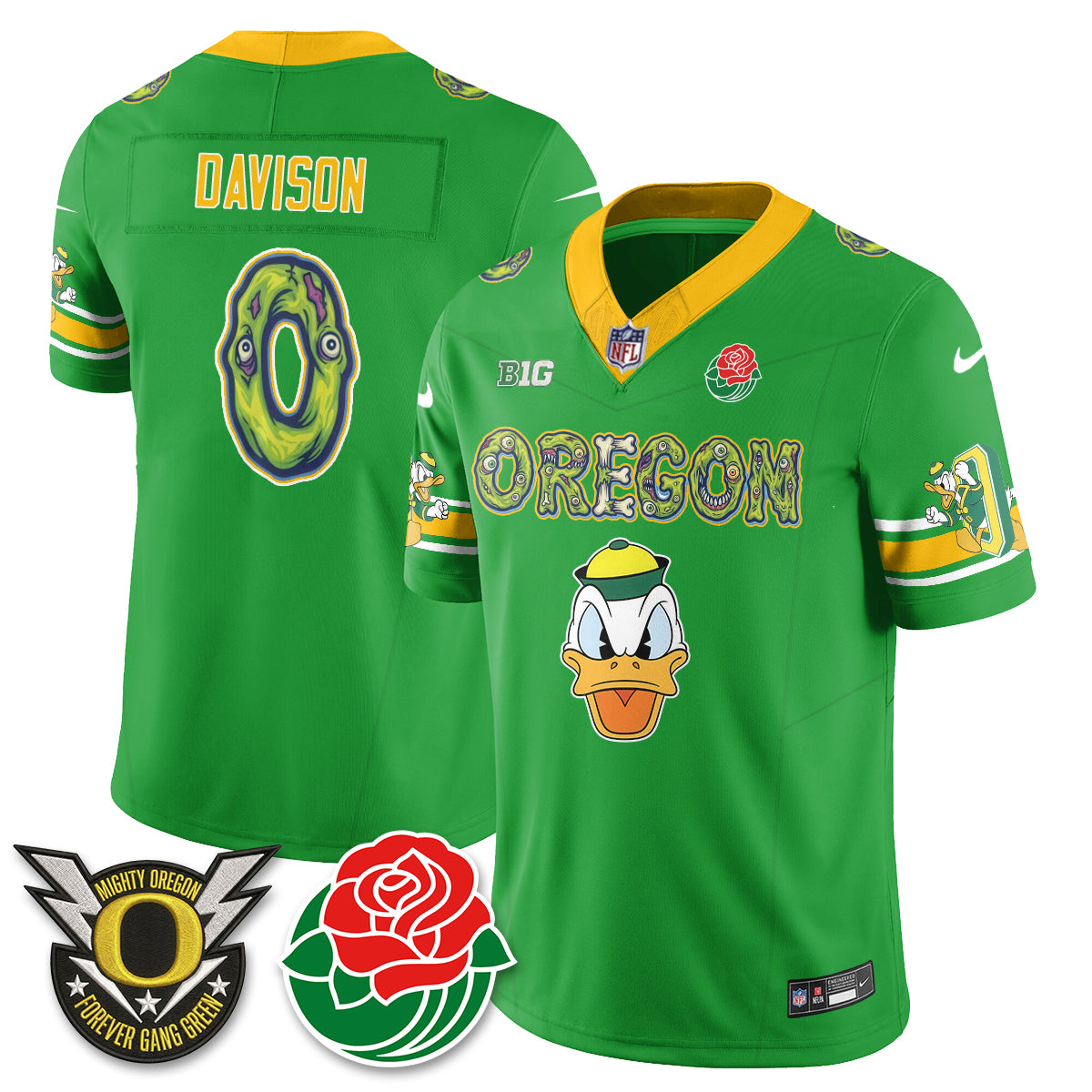 ORE Zombie Halloween Vapor Limited Jersey - Stitched