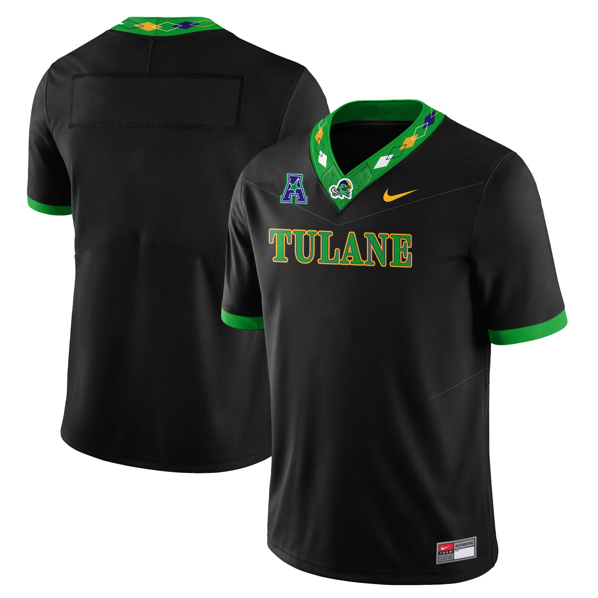 Tulane Green Wave 2026 City Football Vapor Jersey - Stitched