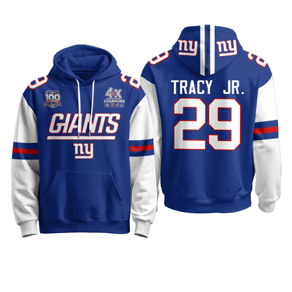 New York Giants 4X Champs S.Bowl Hoodie - Stitched