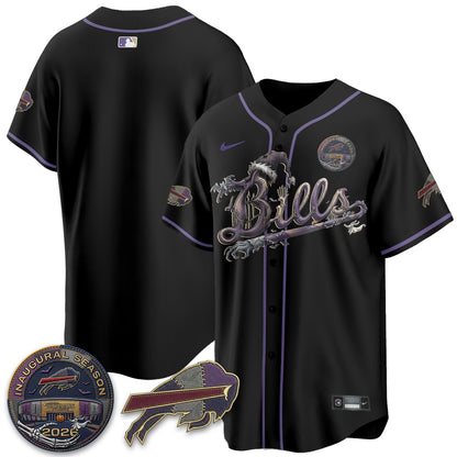 BUF 2026 Nightmare Edition Vapor Baseball Jersey - Stitched