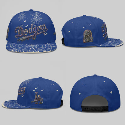 Los Angeles Dodgers Nightmare Snapback Cap - Printed
