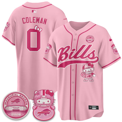 BUF x Meow  Vapor Baseball Jersey - Stitched