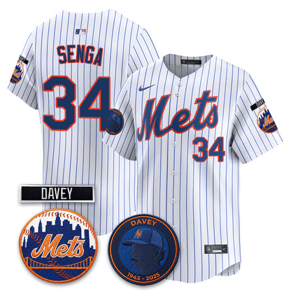 NYM 2026 Davey Johnson In Memoriam Vapor Limited Jersey - All Stitched