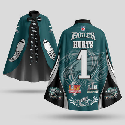 PHI Champions Edition Strap Shawl Cape - Printed